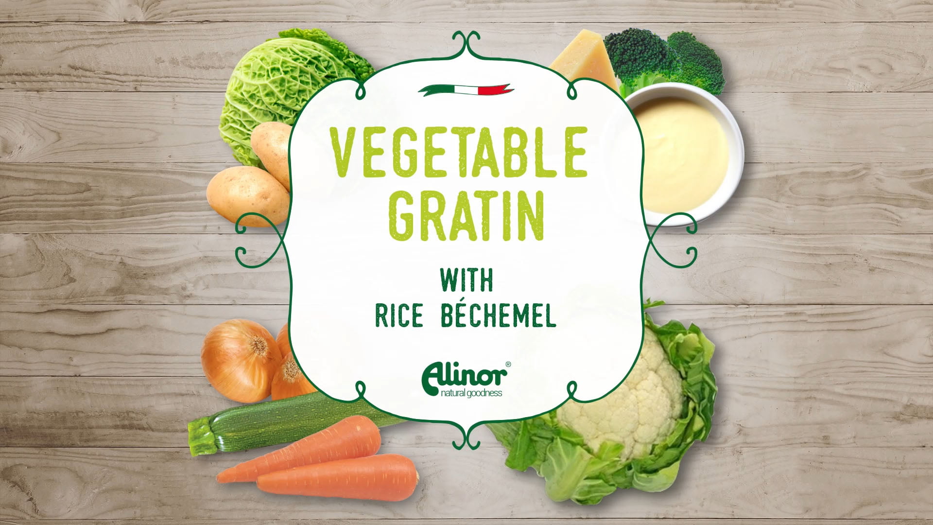 Organic vegetable gratin - Alinor